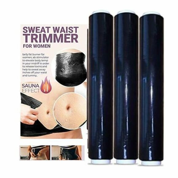 3 Osmotic Plastic Body Thermal Burner Wrap Osmotica Faja Sweat Reduce Fat Shaper - Picture 1 of 3